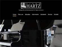 Tablet Screenshot of piano-hartz.de